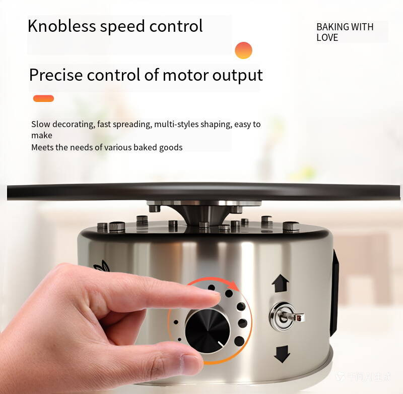 12 " Electric Cake Turntable Rotary Cake Plate for Decorating Cake Baking Gift gallery