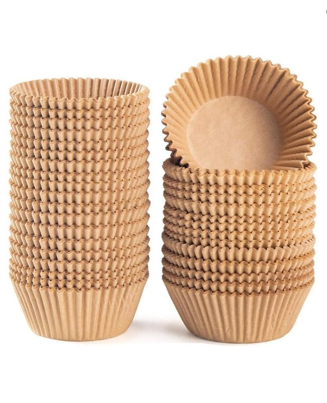 500 Natural Cupcake Liners Greaseproof Muffin Baking Cups Food Grade Paper Cups. gallery