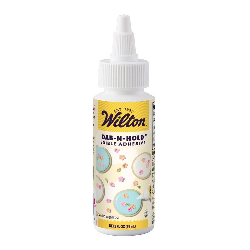 Clear Edible Cake Decorating Adhesive 2 fl. oz. Dab and Hold