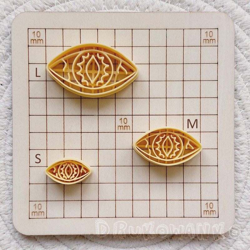 Eye Face Biology Chemistry Human Mystic Polymer Clay Cutter For Earring gallery