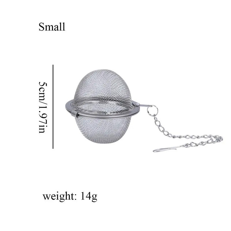 Stainless Steel Cooking Spices Infuser Fine Mesh Loose Tea Herbal Strainer