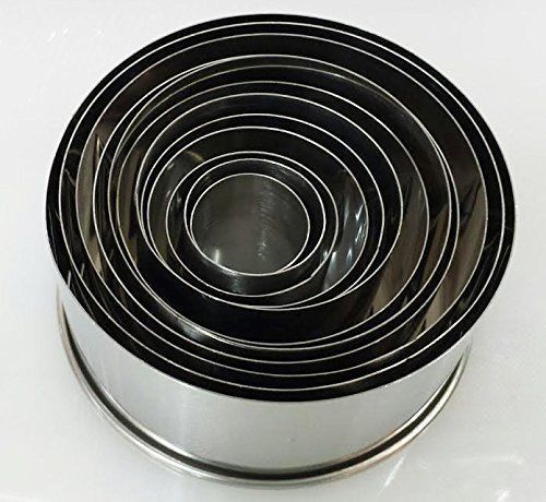12 Pieces Tall Round Cutter Set
