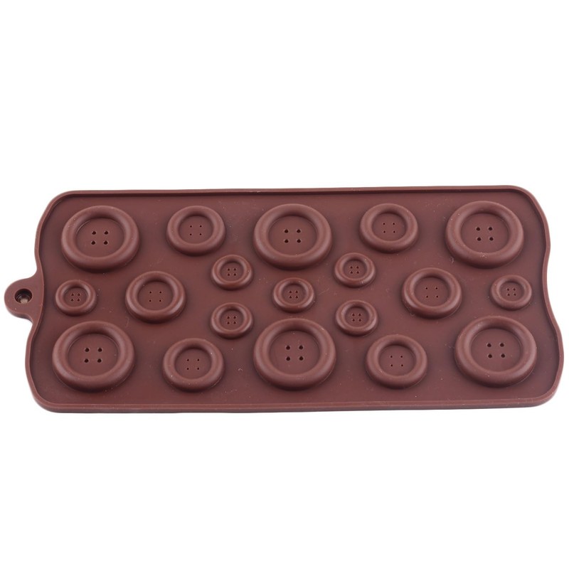 2 PCS Button Silicone Chocolate Molds For Candy Dessert Pastry Making Tool gallery