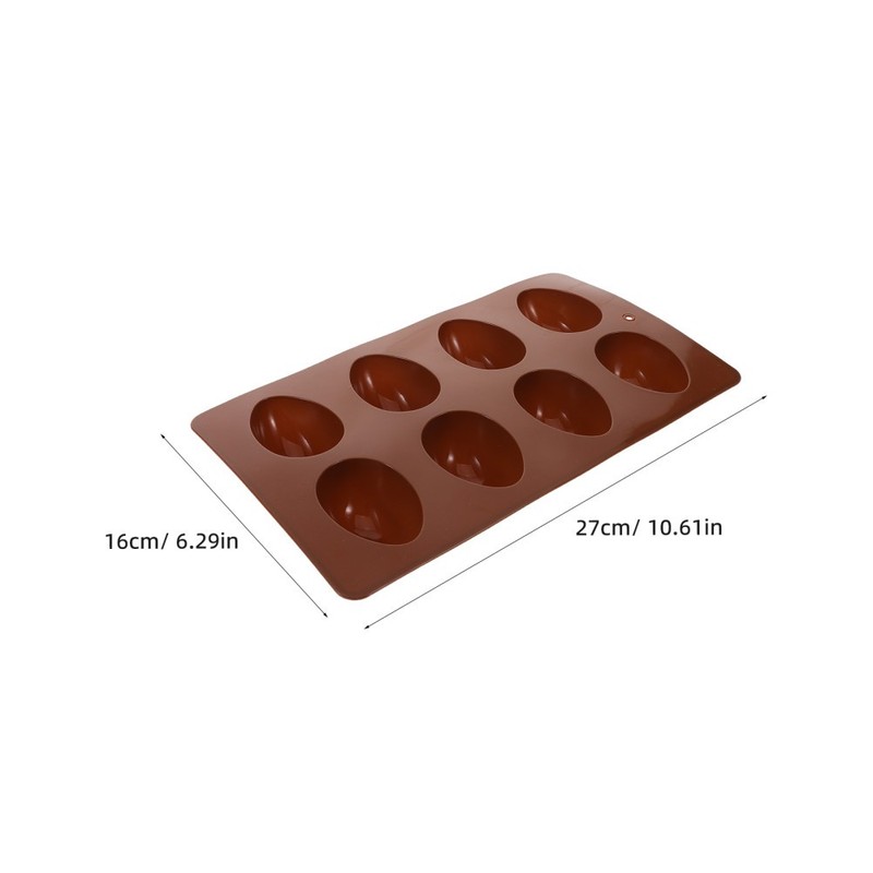 3Pcs Silicone Egg Baking Molds 8-Cavity Assorted Color Oven Safe Reusable gallery