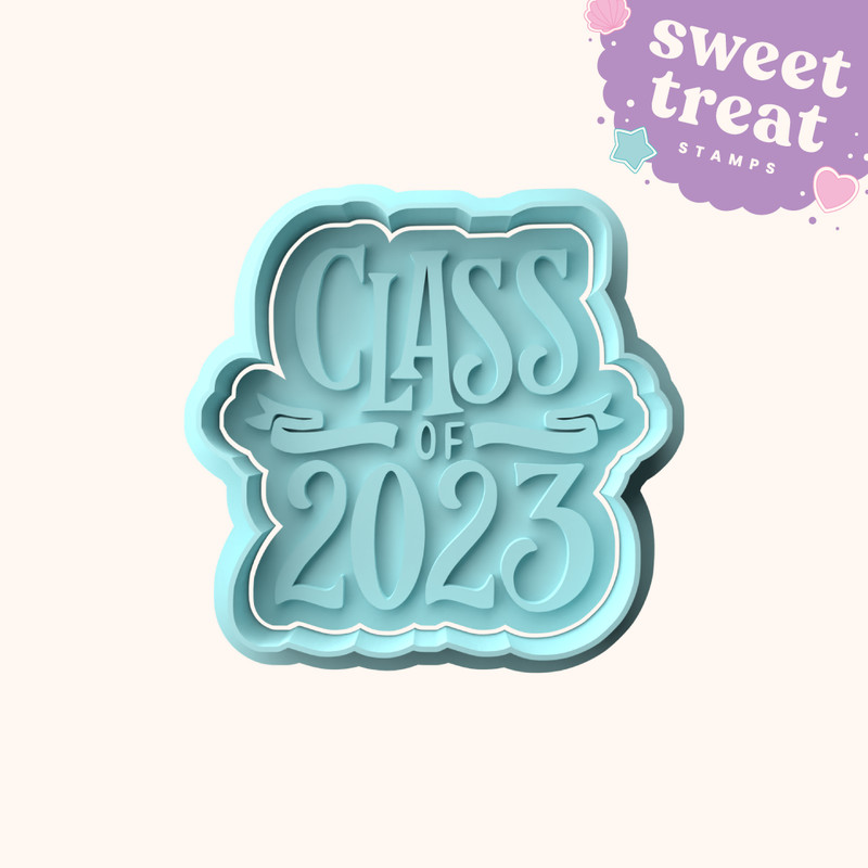 School Leavers Class of 2023 Fondant Stamp with Matching Cutter - Baking Embosse gallery