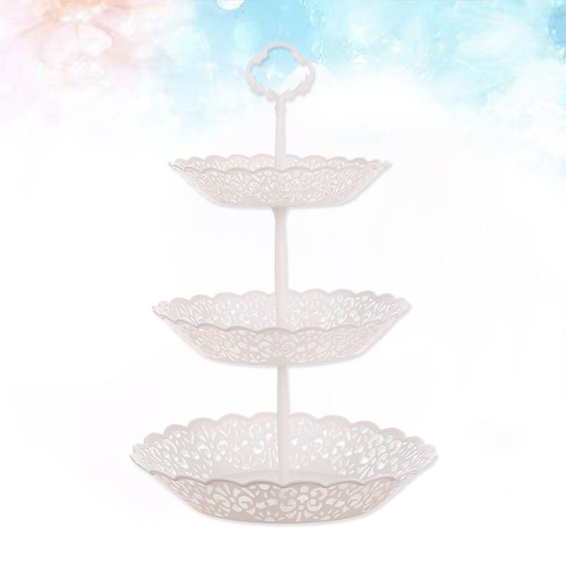 Three Tier Cake Display Stand Plate For Afternoon Tea Party Wedding Decor gallery