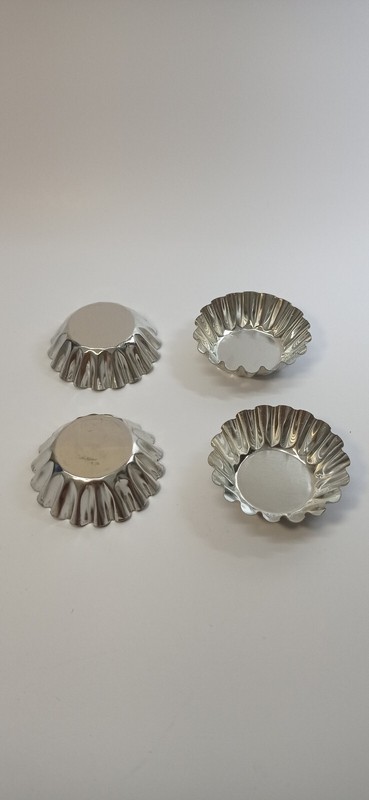 4PCS Baking Tool Egg Tart Aluminum Cupcake Cake Cookie Flower Mold Mould Tin gallery