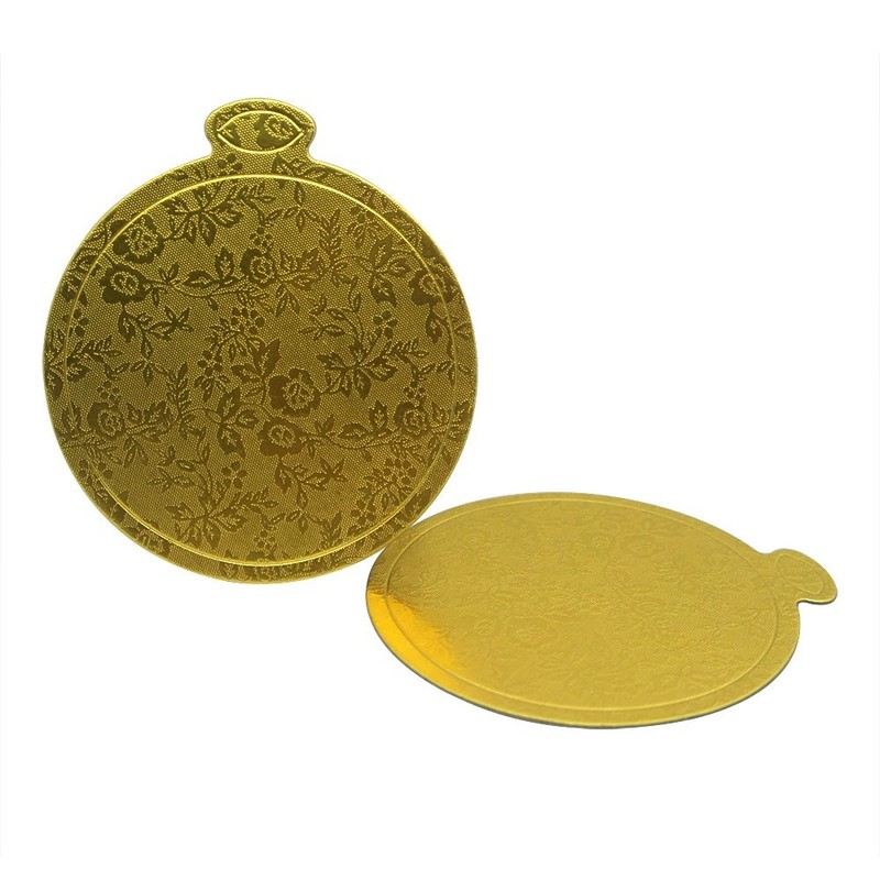 31/2 9 Cm Round Mini Single Portion Cake Board Cardboard Cake Base gold 100