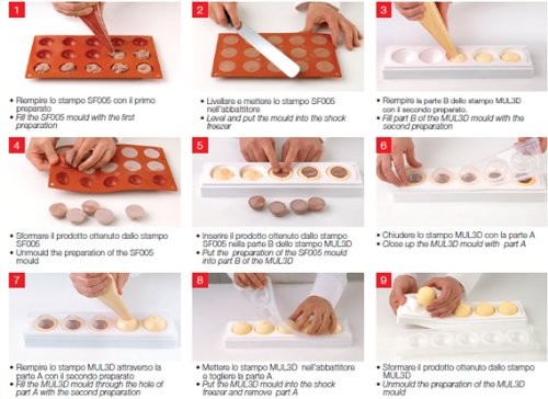 Silikomart Professional Silicone Sphere Mold Transparent Top 5 Cavities Each gallery