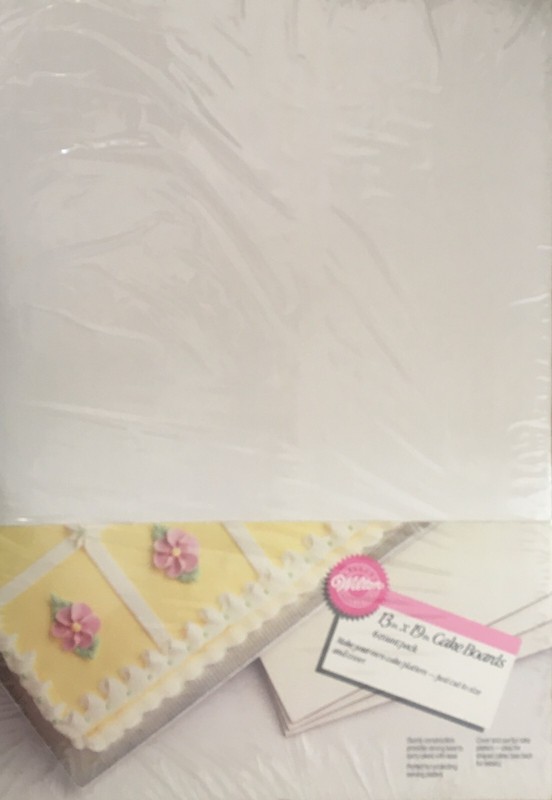 Wilton Cake Boards 13 x 19 Inches Rectangle Pk of 6 Part 2104-552 gallery