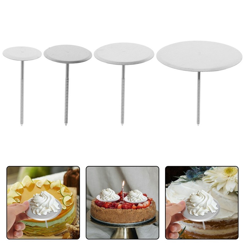 8 Pcs Stainless Steel Frosting Piping Kit Cake Flower Nails For Baking
