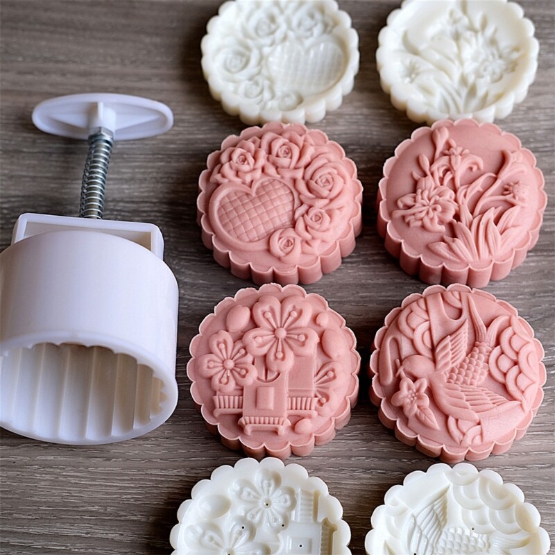 Traditional Cake Mold for MidAutumn Festival Home Baking Tool 200G gallery