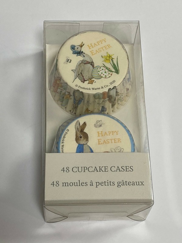 BEATRIX POTTER PETER RABBIT Easter Cupcake Liners NEW Set of 48 Muffin Liners