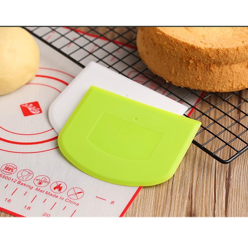 5 Pack Dough Scaper Bowl Multipurpose Food Scraper for Bread Cake Fondant gallery