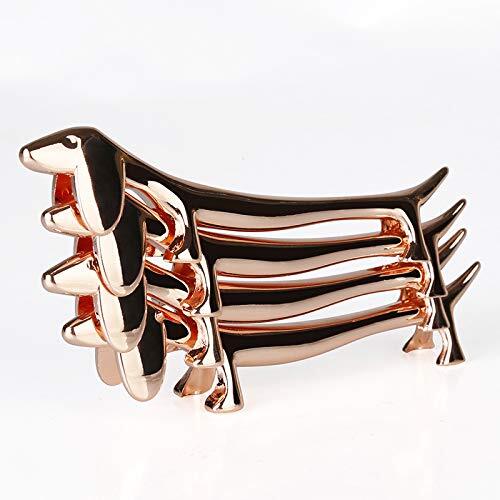 Pack of 5 Zinc Alloy Chopsticks Spoon Forks Knives Tableware Rest SetRose Gol... gallery
