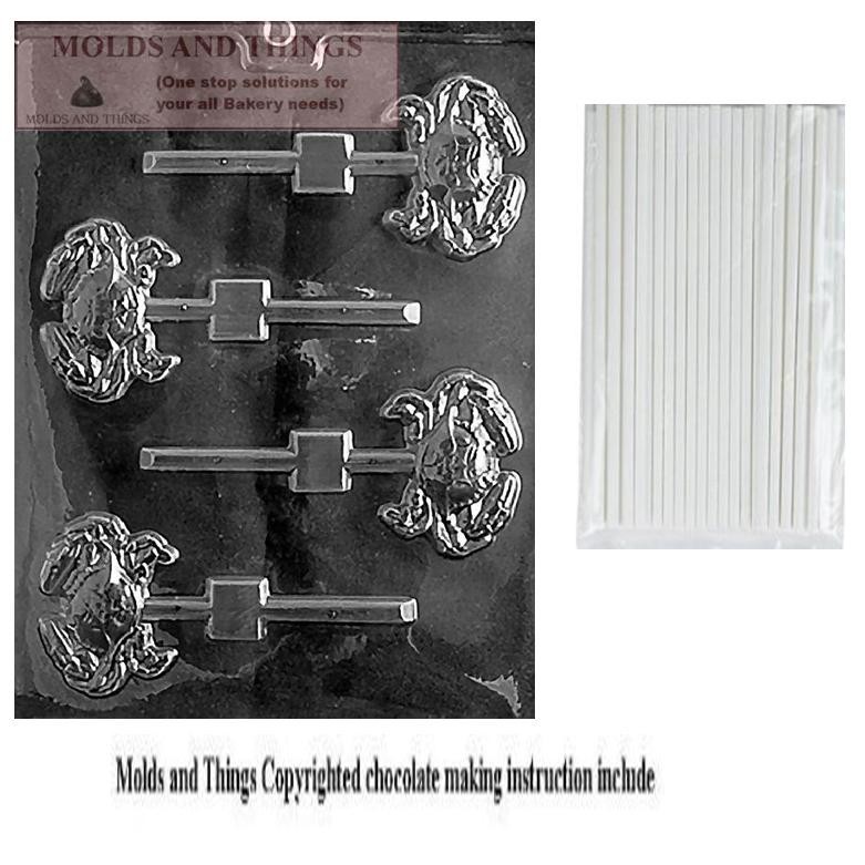 Crab Chocolate Candy Mold Ocean Beach Theme Party Crab Lolly Mold