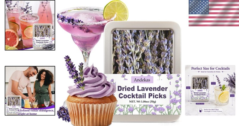 Edible Lavender Sprigs Culinary Sticks For Tea Desserts Cocktails 30g gallery
