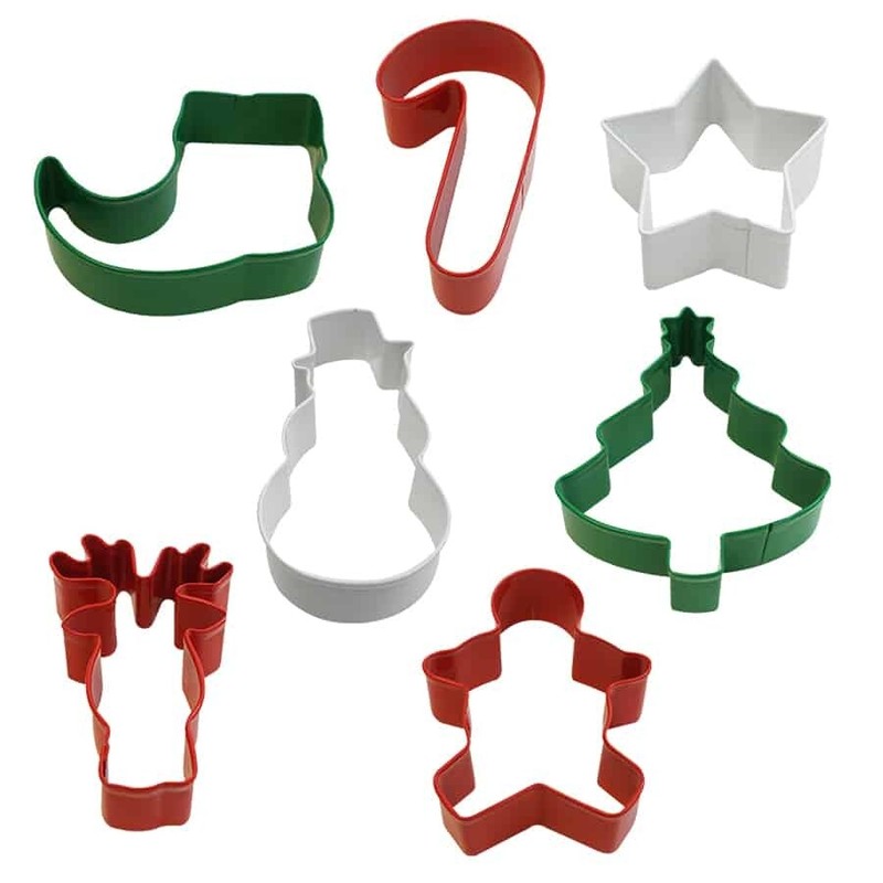 R & M Christmas Cookie Cutter 7 Piece Set in Gingerbread House Box gallery