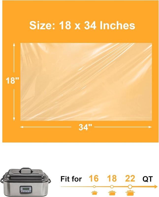 Electric Roaster Liners, 10 Count Disposable Roaster Liners, Fits 16, 18, 22 ... gallery