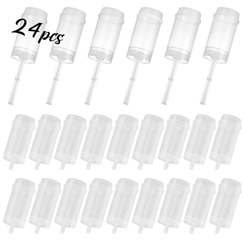 Push Pop Containers Set 24 Pack Clear Cake Bins with Lids New Kit