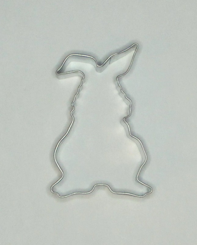 3″ Floppy Ear Rabbit Bunny Cookie Cutter Tin Steel Fondant Easter Farm Animal