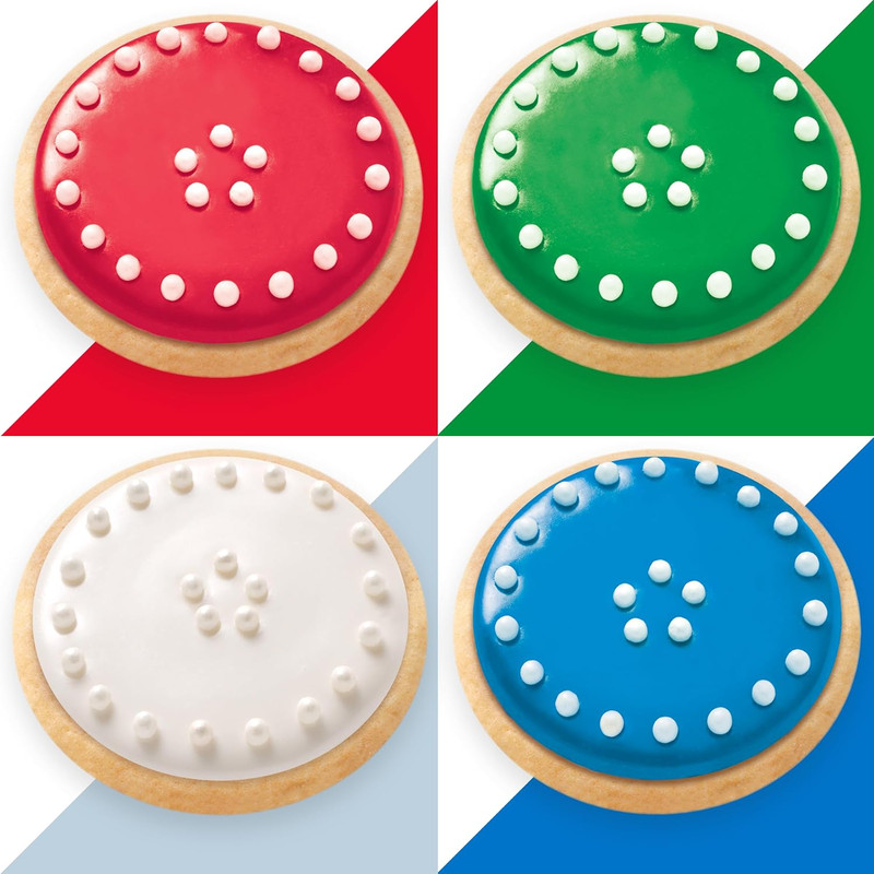 Cookie Icing, Fast-Drying Squeeze Pouch Icing for Decorating Sugar Cookies & Gin gallery