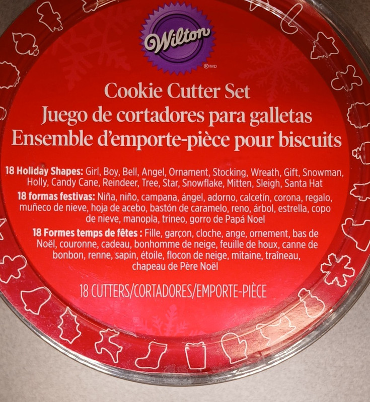 Wilton 18 Piece Metal Christmas Holiday Cookie Cutter Set gallery