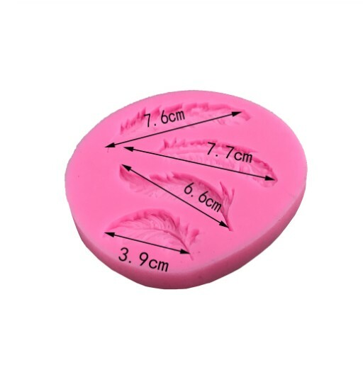 bj STAMPO PIUME SILICONE DECORAZIONI TORTE CIOCCOLATO DOLCI BISCOTTI CARAMELLE gallery