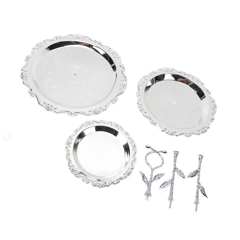 2-3 Tiered Elegant European Style Dessert Cupcake Stand For Wedding Banquet gallery