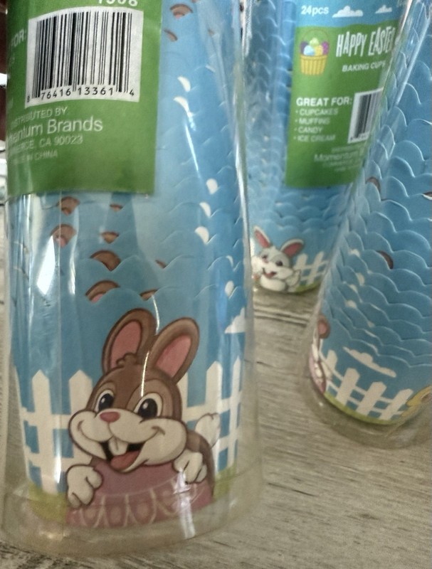 Momentum Brands Happy Easter Baking Cups Cupcake Candy 3 24 Packs gallery