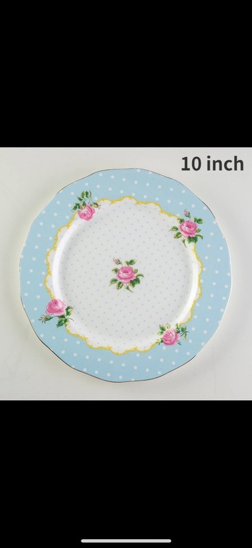 NEW Royal Albert inspired Ceramic Cake Stand Floral 2 tier  gallery
