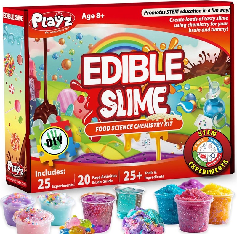 Incredible Edible Slime Kit - 25 Delicious Experiments for Young Scientists gallery