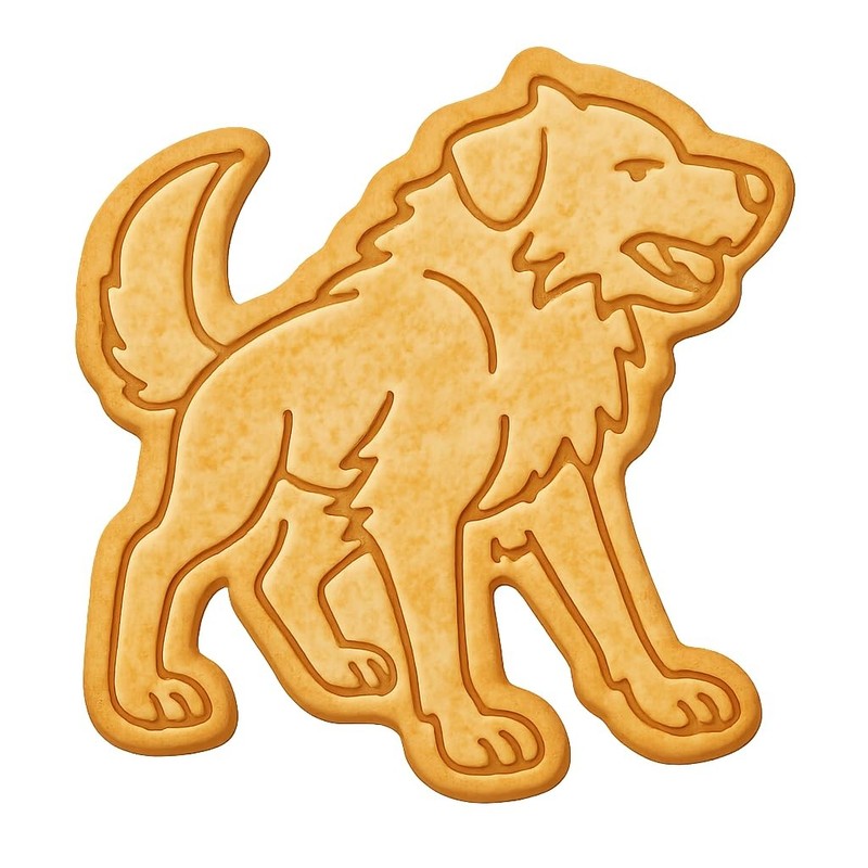 Labrador Lycanthrope Cookie Cutter & Stamp – 4×3.5″ Fun Kitchen Design