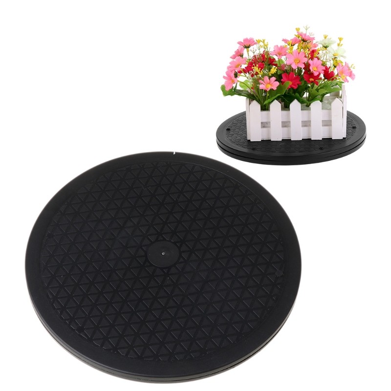 12" Bonsai Turntable Rotating Plate Wheel Revolving Home Kitchen Display Stand gallery