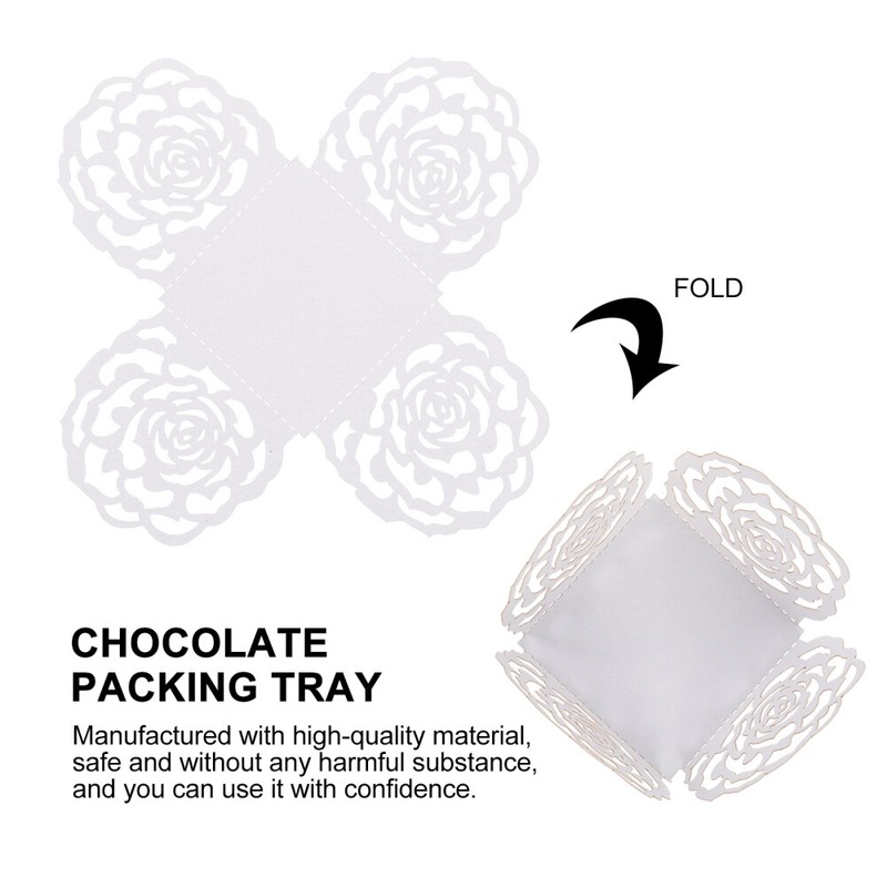 50PCS Chocolate Candy Wrappers Burger Wrapping Paper Cookie Baking Paper Muffin gallery