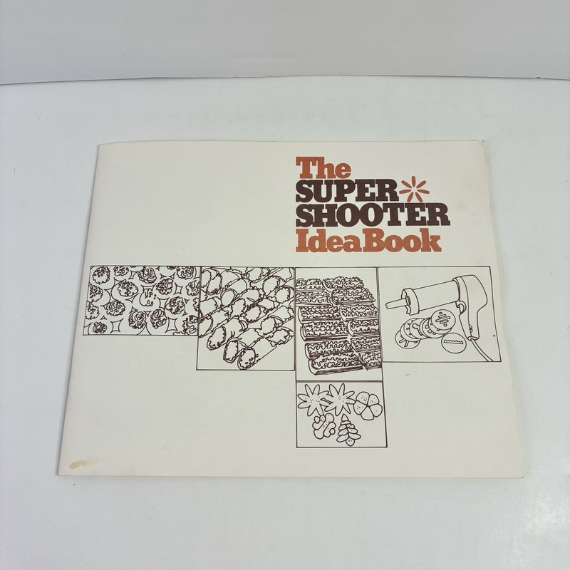 Vtg Wear Ever Super Shooter Original Idea Book Recipe Cookie Press Manual