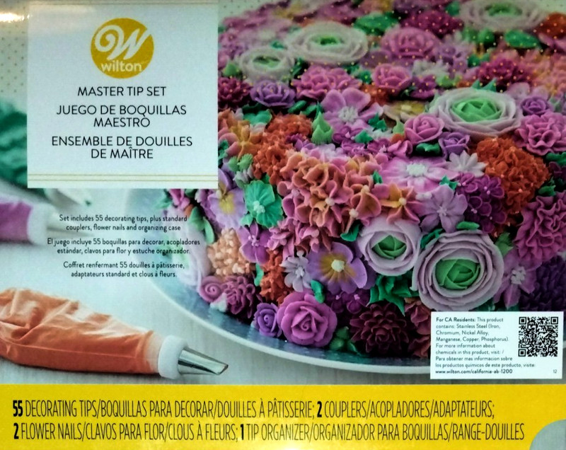 Wilton's 55 Piece Master Tip Cake Cupcake Brownie Decorating Set~BID@$27.99 gallery