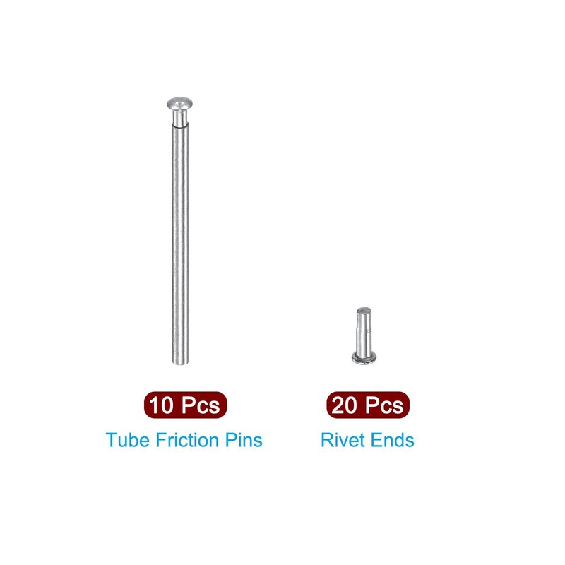 19x1.2mm tube clutch pins watch strap pressure bars pin 10pcs gallery