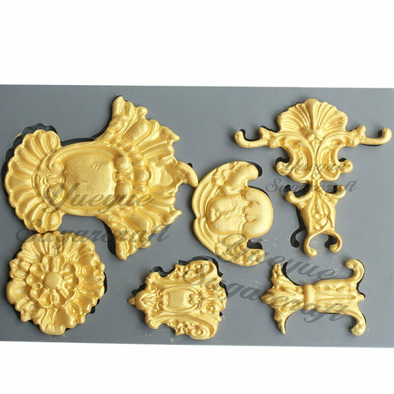 Decor Mould Fondant Silicone Mold for Clay Polymer Resin Decoration Mould #5
