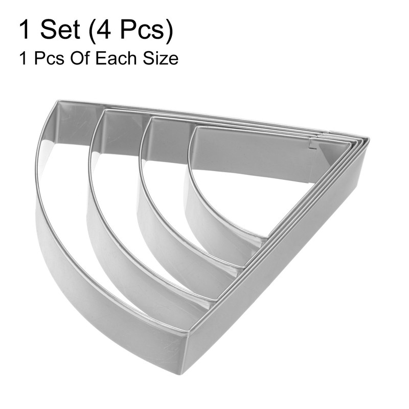 Pizza Slice Cookie Cutter Set Assorted Sizes Stainless Steel Candy Corn Cutters gallery
