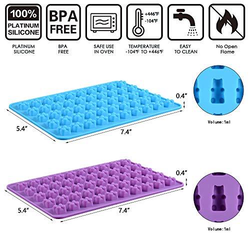 Gummy Molds Bear Candy Silicone - Mini Size Chocolate Gummy Mini Bear Size: 1ml gallery
