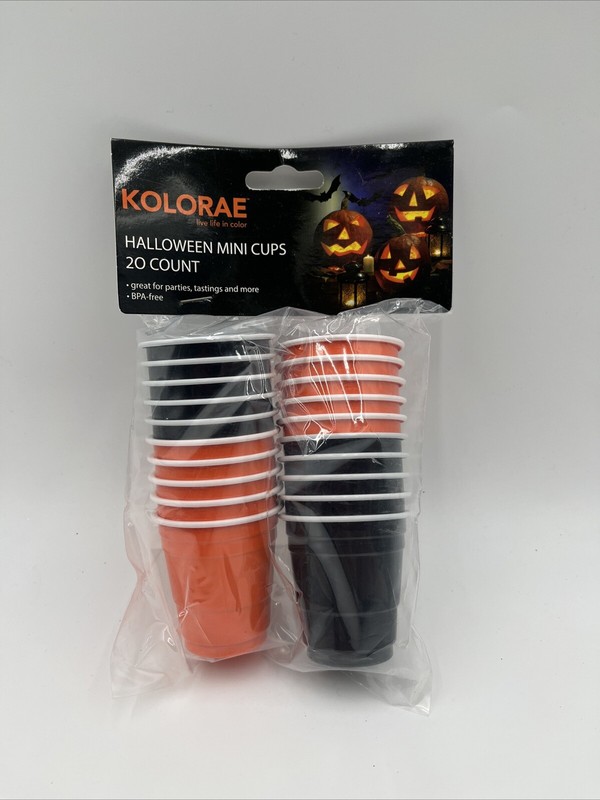 Halloween 20pk Mini Cups
