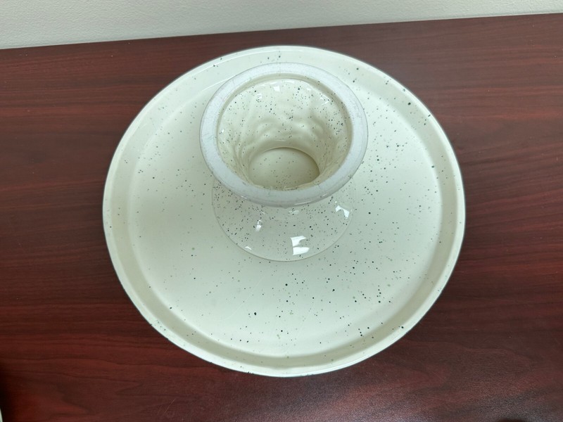 Make The Season Bright Christmas Holly 12" Pedestal Cake Plate gallery