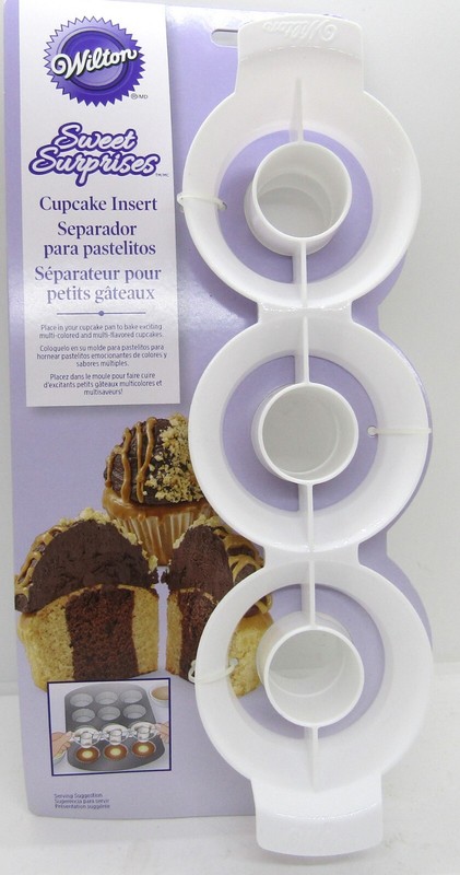 Wilton Cupcake Insert Sweet Surprises for Two Tone & Multi-flavored Treats