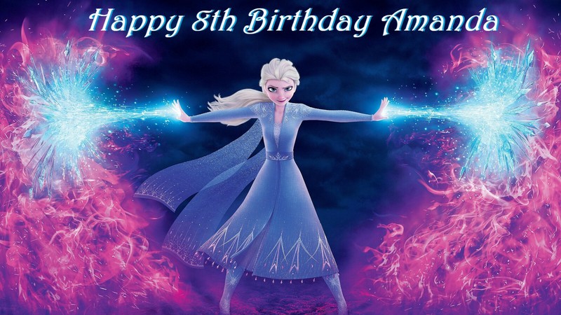 Frozen 2 Edible Cake Toppers Decoration