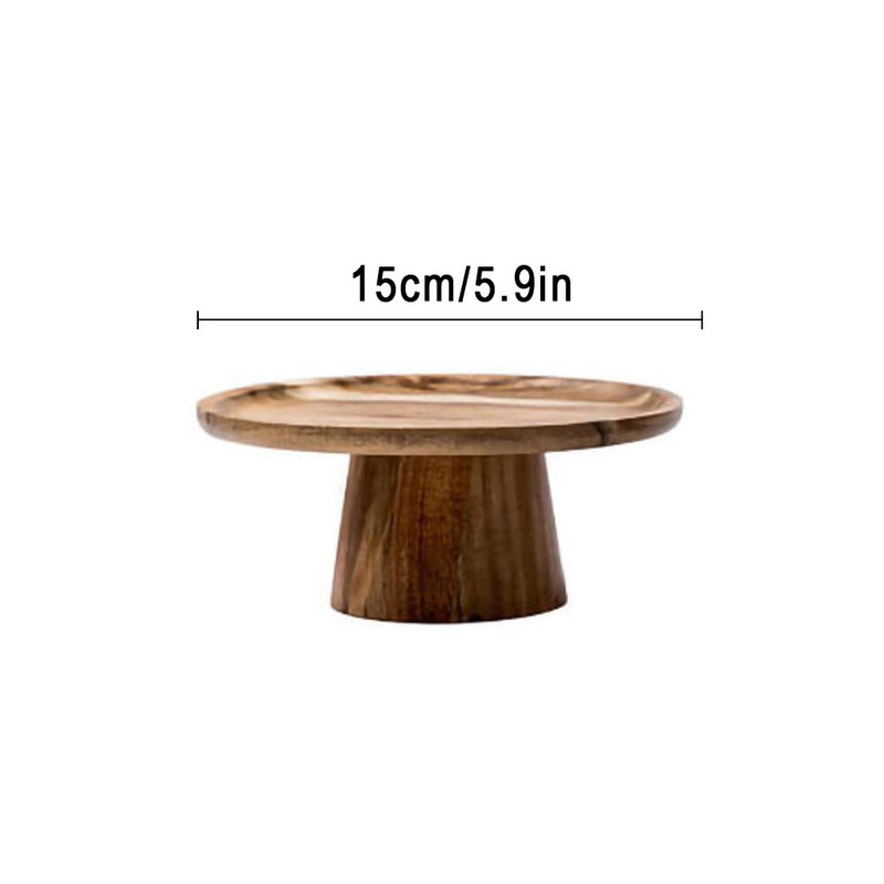 Japanese Style Wooden Plate Food Fruits Dessert Plates For Sushi Cake Stand Tray