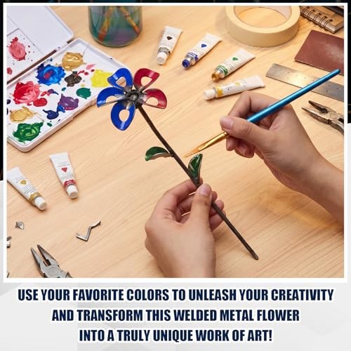 Zonon 3D Flower Welding Practice Kit for Beginners DIY 201 Stainless Steel Nut gallery