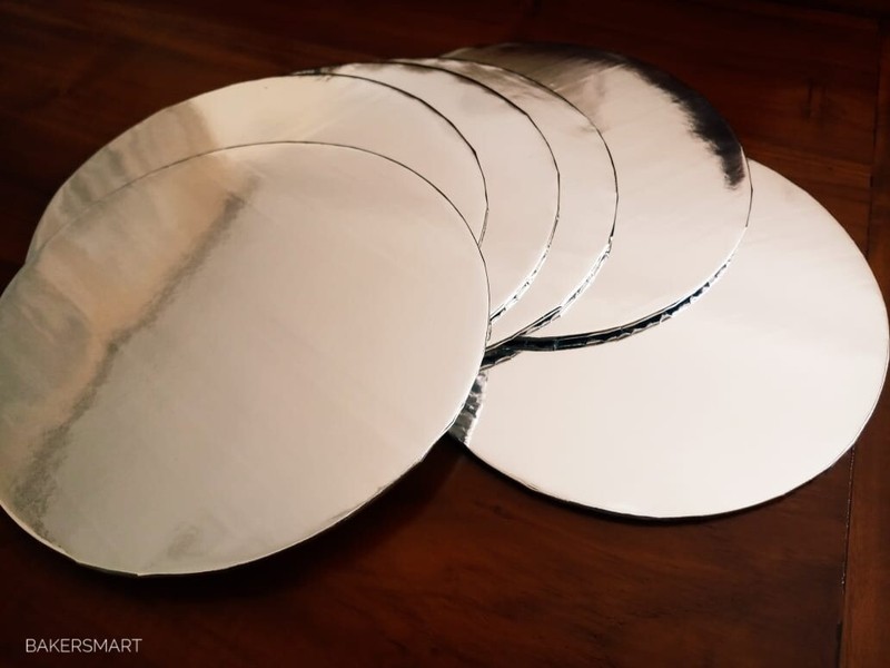 8 Inch Thin Silver Round Cake Board/ Best Quality/ 6 in a Pack/ Free Shipping gallery