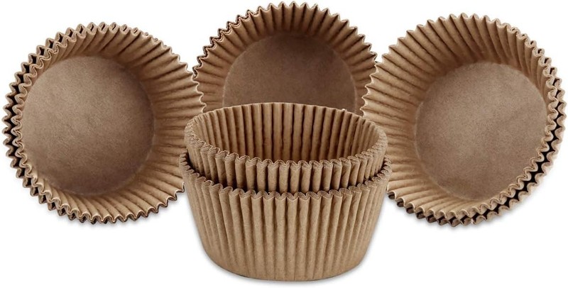 Gifbera Unbleached Parchment Paper Cupcake Liners 400 Counts - Standard gallery