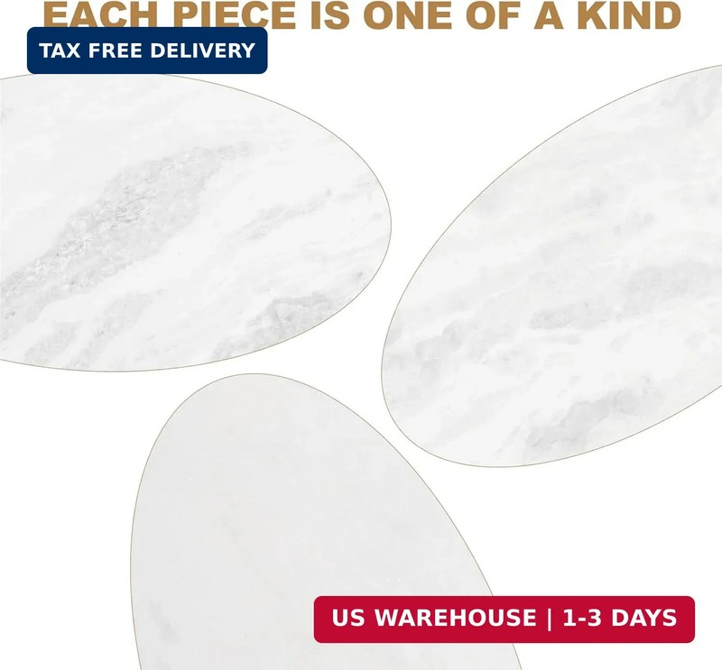 Koville African Natural Marble Rolling Pin, Non-Stick Polished Dough Roller, Pas gallery